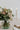 A wedding table centre in soft blush tones from award winning wedding florist The Flower Lounge in Manchester.