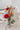 small wedding table decorations with three bud vases in vibrant colours full of bold bright colours from Manchester wedding florist The Flower Lounge.