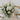 classic white and green table centre for wedding table from manchester wedding florist The Flower Lounge.